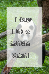 《如梦上塘》公益航班首发启航
