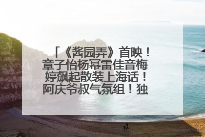 《酱园弄》首映！章子怡杨幂雷佳音梅婷飙起散装上海话！阿庆爷叔气氛组！独独没见他……