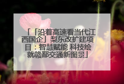 「沿着高速看当代江西国企」梨东改扩建项目：智慧赋能 科技绘就赣鄱交通新图景