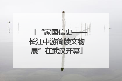 “家国信史——长江中游简牍文物展”在武汉开幕