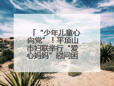 “少年儿童心向党”！平顶山市妇联举行“爱心妈妈”慰问困境儿童活动
