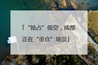 “抢占”低空，成都正在“重仓”场景