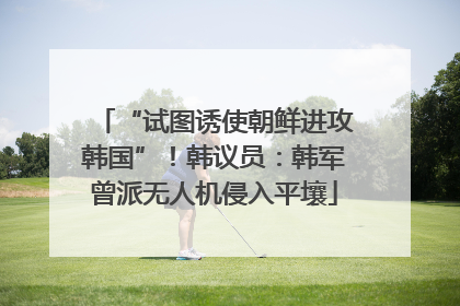 “试图诱使朝鲜进攻韩国”！韩议员：韩军曾派无人机侵入平壤