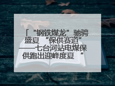 “钢铁煤龙”驰骋盛夏 “保供赛道”——七台河站电煤保供跑出迎峰度夏 “加速度”