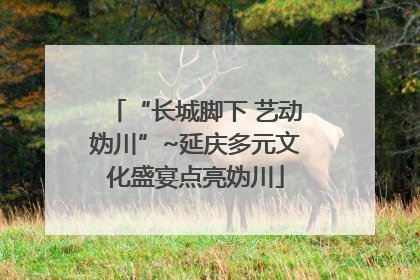 “长城脚下 艺动妫川”~延庆多元文化盛宴点亮妫川
