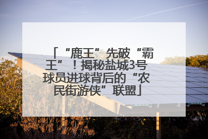 “鹿王”先破“霸王”！揭秘盐城3号球员进球背后的“农民街游侠”联盟
