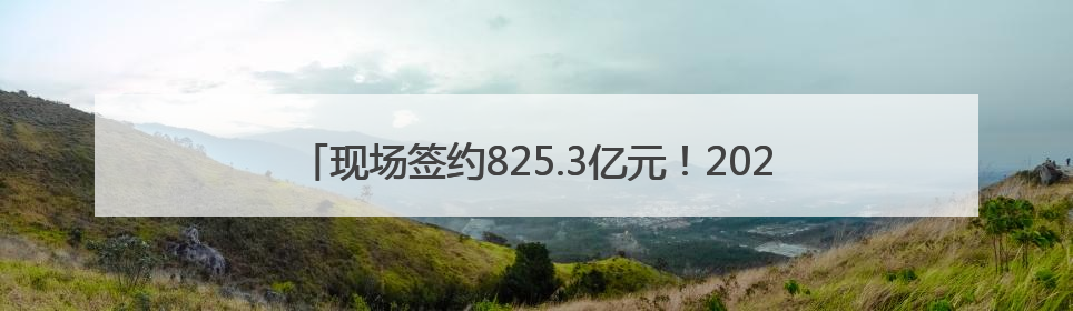 现场签约825.3亿元！2025“投资成都”全球招商大会开幕
