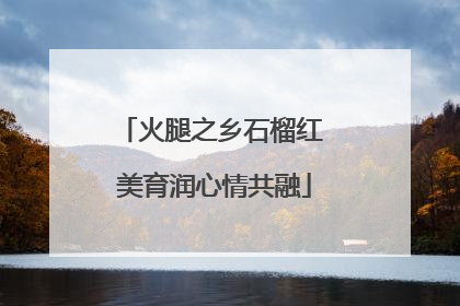 火腿之乡石榴红 美育润心情共融