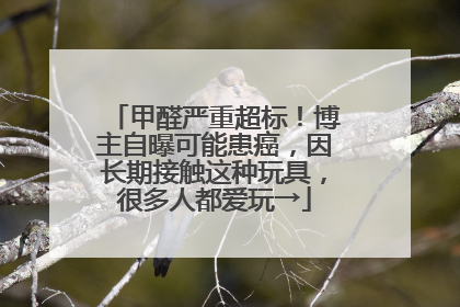 甲醛严重超标！博主自曝可能患癌，因长期接触这种玩具，很多人都爱玩→