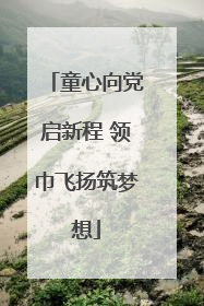 童心向党启新程 领巾飞扬筑梦想