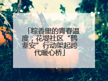粽香里的青春温度，花堤社区“鹤耋安”行动架起跨代暖心桥