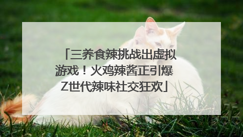 三养食辣挑战出虚拟游戏！火鸡辣酱正引爆Z世代辣味社交狂欢