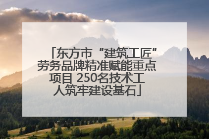 东方市“建筑工匠”劳务品牌精准赋能重点项目 250名技术工人筑牢建设基石