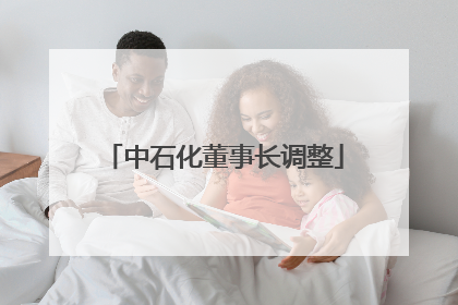 中石化董事长调整