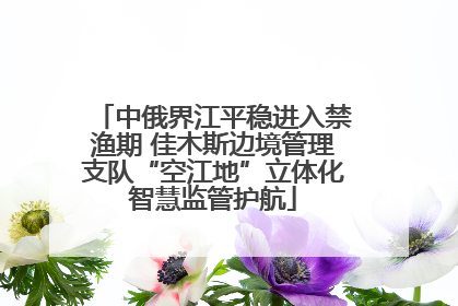 中俄界江平稳进入禁渔期 佳木斯边境管理支队“空江地”立体化智慧监管护航