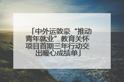 中外运敦豪“推动青年就业”教育关怀项目首期三年行动交出暖心成绩单