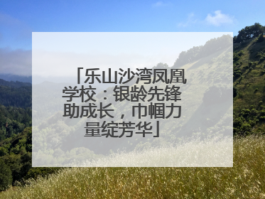 乐山沙湾凤凰学校：银龄先锋助成长，巾帼力量绽芳华