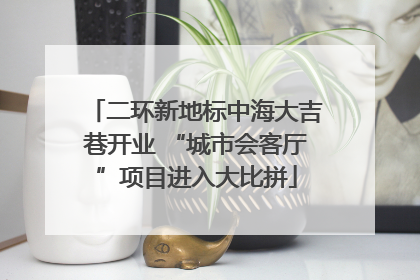 二环新地标中海大吉巷开业 “城市会客厅”项目进入大比拼