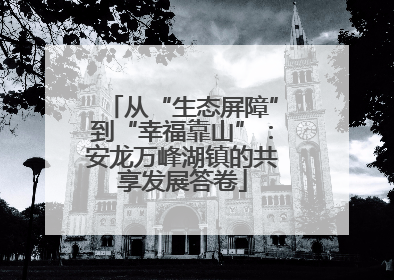 从“生态屏障”到“幸福靠山”：安龙万峰湖镇的共享发展答卷