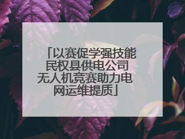 以赛促学强技能 民权县供电公司无人机竞赛助力电网运维提质
