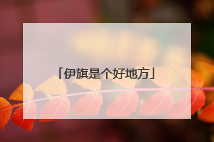 伊旗是个好地方