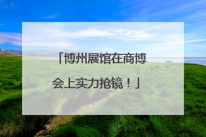 博州展馆在商博会上实力抢镜！