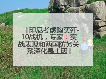 印尼考虑购买歼-10战机，专家：实战表现和两国防务关系深化是主因