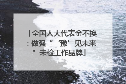全国人大代表金不换：做强“‘豫’见未来”未检工作品牌