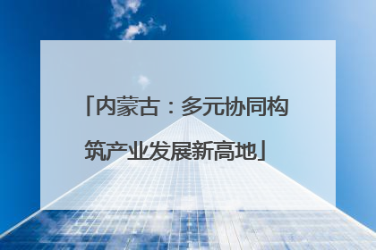 内蒙古：多元协同构筑产业发展新高地