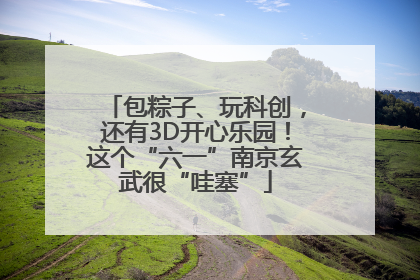 包粽子、玩科创，还有3D开心乐园！这个“六一”南京玄武很“哇塞”
