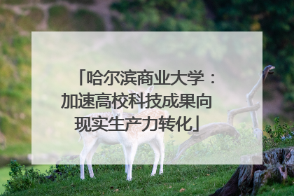 哈尔滨商业大学：加速高校科技成果向现实生产力转化