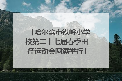 哈尔滨市铁岭小学校第二十七届春季田径运动会圆满举行