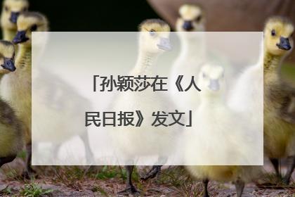 孙颖莎在《人民日报》发文