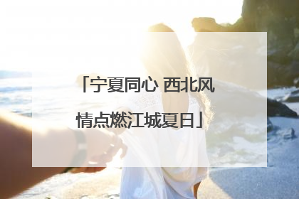 宁夏同心 西北风情点燃江城夏日