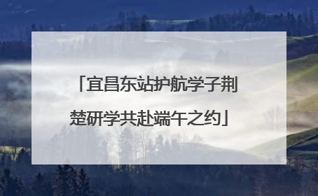 宜昌东站护航学子荆楚研学共赴端午之约