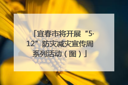 宜春市将开展“5·12”防灾减灾宣传周系列活动（图）
