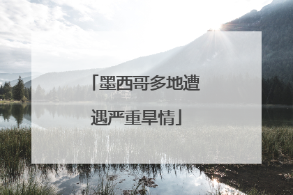 墨西哥多地遭遇严重旱情