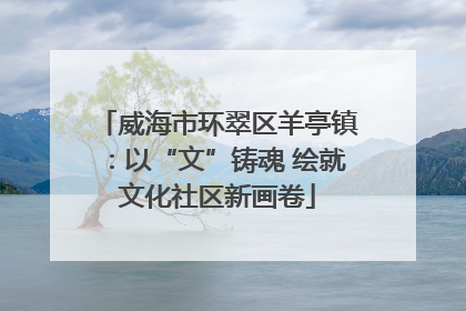 威海市环翠区羊亭镇：以“文”铸魂 绘就文化社区新画卷