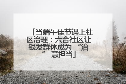 当端午佳节遇上社区治理：六合社区让银发群体成为 “治” 慧担当