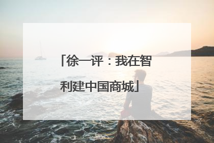 徐一评：我在智利建中国商城