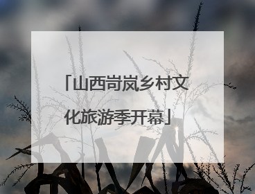 山西岢岚乡村文化旅游季开幕
