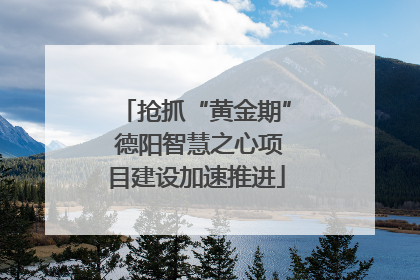 抢抓“黄金期” 德阳智慧之心项目建设加速推进