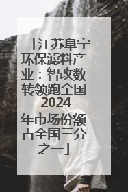 江苏阜宁环保滤料产业：智改数转领跑全国 2024年市场份额占全国三分之一