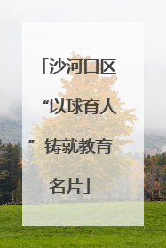 沙河口区“以球育人”铸就教育名片