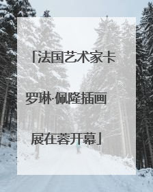 法国艺术家卡罗琳·佩隆插画展在蓉开幕