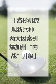 洛杉矶惊现新兵种 两大因素引爆加州“内战”升级