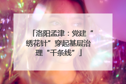 洛阳孟津：党建“绣花针”穿起基层治理“千条线”