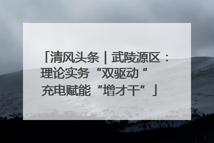 清风头条｜武陵源区：理论实务“双驱动 ” 充电赋能“增才干”