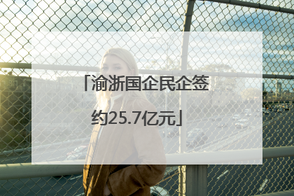 渝浙国企民企签约25.7亿元