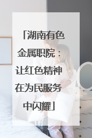 湖南有色金属职院：让红色精神在为民服务中闪耀